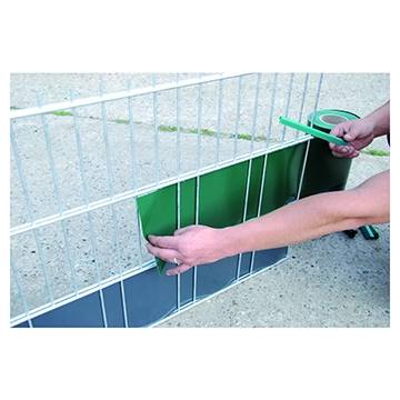BLICKDICHT, Farbstreifen Rolle, anthrazit, 35 m