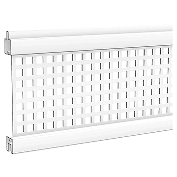 ECOSTECK-Gitterfüllung Aluminium