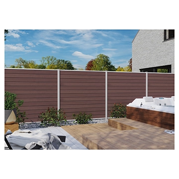 WOLLBACH-Serie, WPC-Steckzaun-Set