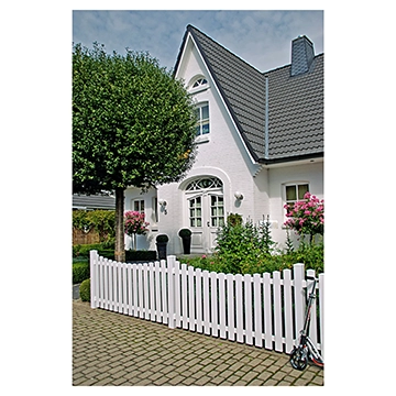 LIGHTLINE KS-Vorgartentor weiß, 300 x 80 cm