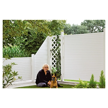 LIGHTLINE KS-Zaun Ranki, ECKE links 90 x 180/90 cm