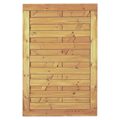 Maxi-Massiv-Tor 100 x 150 cmRahmen 45/90 mm, ohne Beschlag, kdi grünLamellen geriffelt & geschraubt
