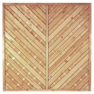 Maxi-Diagonal 1  180 x 180 cmRahmen 45/45 mm, kdi grünLamellen geriffelt & geschraubt