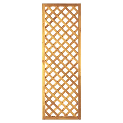 Diagonal-Rankzaun 60 x 180 cmMW 6 x 6 cm, Rahmen 45/45 mm, kdi grünLeisten 12 x 30 mm, genagelt