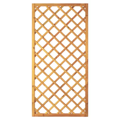 Diagonal-Rankzaun 90 x 180 cmMW 10 x 10 cm, Rahmen 45/45 mm, kdi grünLeisten 12 x 30 mm, genagelt