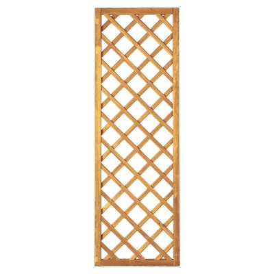 Diagonal-Rankzaun 60 x 180 cmMW 10 x 10 cm, Rahmen 45/45 mm, kdi grünLeisten 12 x 30 mm, genagelt