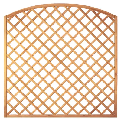 Bogen-Rankzaun-Serie 180 x 180/160 cmMW 10 x 10 cm, Rahmen 45/45 mm, kdi grünLeisten 12 x 30 mm, genagelt