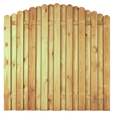 LIEKE-Serie Bogen 180 x 180/160 cmohne Rahmen, kdi grünLamellen 14 x 120 mm, geschraubt