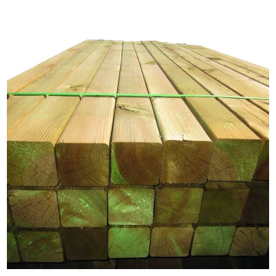 Kantholzpfosten7 x 7 x 240 cm, kdi grünallseitig glatt