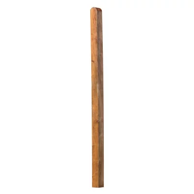 Pfosten BRAUN Kopf gerundet9 x 9 x 110 cm, kdi-braunallseitig glatt