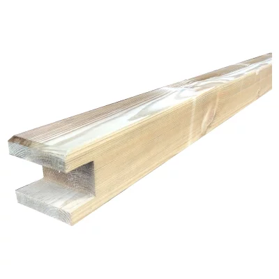 Pfosten für Pergola, GESCHLITZT 9 x 9 x 240 cm, kdi-grün
