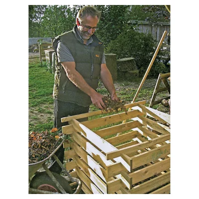 BODO Holzkomposter  100 x 100 x 70 cm, kdi-grünStecksystem