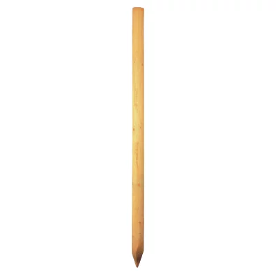 Baumpfahl  10 x 125 cmgefräst, gefast, gespitzt, kdi-grün