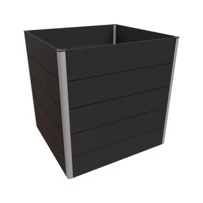 MEIKE WPC-Hochbeet ANTHRAZIT75 x 70 x 75 cm, ca. 340 Literinkl. Montagematerial, Kartonverpackt