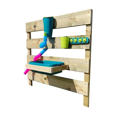 KLAUS Wasserspielwandca.  B 100 x T 35 x H 120 cm, kdi-grünBausatzinkl. Wasserbehälter, Schläuchen und Halterungen