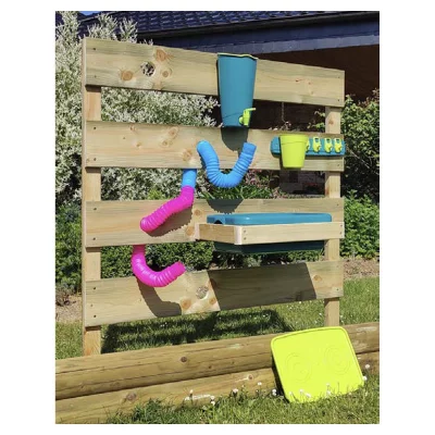 KLAUS Wasserspielwandca.  B 100 x T 35 x H 120 cm, kdi-grünBausatzinkl. Wasserbehälter, Schläuchen und Halterungen