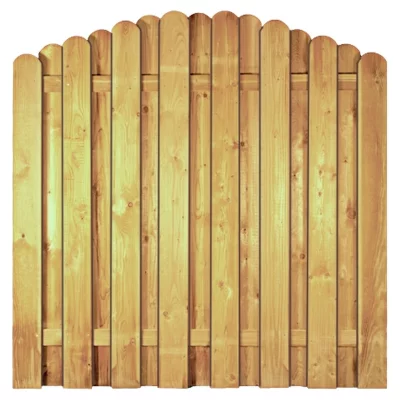 DAAN-Serie Bogen180 x 180/160 cm, kdi-grünLamellen 20 x 145 mm, geschraubt