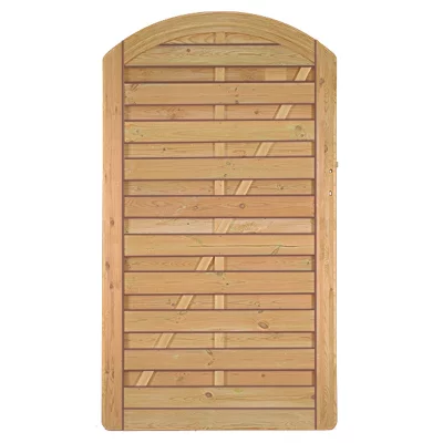 Avantgarde-Serie Bogen Tor100 x 180/160 cm, kdi-grüninkl. Schloss, 90 mm Dornabstand