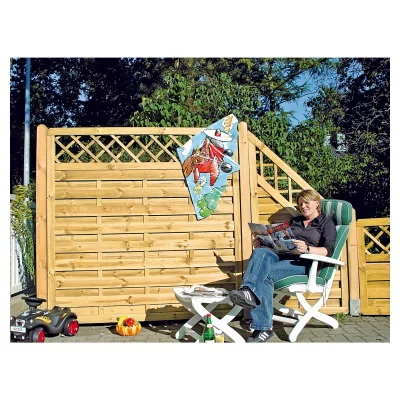 Avantgarde-Serie Ranki Ecke90 x 180/90 cm, kdi-grünRahmen 45/68 mm, Lamellen glatt, geschr.