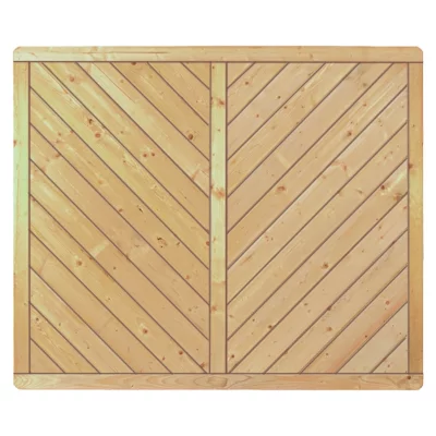 CLASSIC-Serie-Diagonal 180 x 150 cm, kdi-grünRahmen 40/70 mm, Profilbretter 16/118 mm