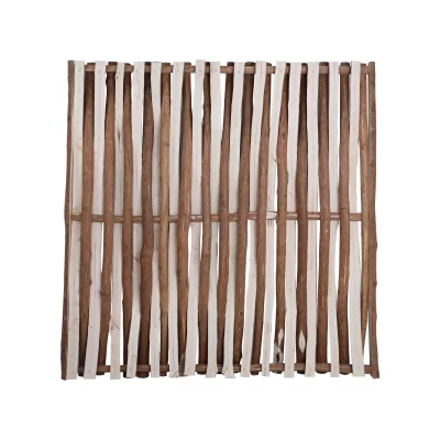 PACO-Serie180 x 180 cm, aus Halblattenmit seitlichem Rahmen, naturbelassen