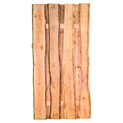 JÜTLAND-Serie Lärche, 90 x 180 cm90 x 180 cm, Riegel 30/80 mmBretter sägerau ca. 20mm mit Baumkante