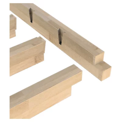 KATTO-Terrassenüberdachung5085 x 5000 mm, Leimholzbausatz mitPoly Breitk. weiß, Zub. pressbl., Rinne PVC-grau