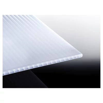 KATTO-Terrassenüberdachung5085 x 5000 mm, Leimholzbausatz mitHeatbloc16 weiß, Zub. pressbl., Rinne PVC-grau