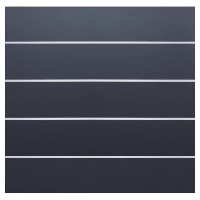 FARÖ-Serie HPL-Steckzaunsystem1792 x 1775 mm, Zaunset ANTHRAZIT5 Zaunlamellen