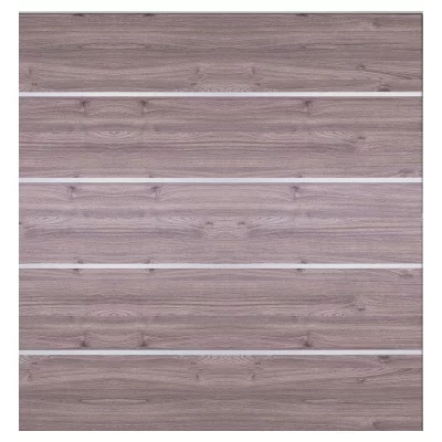 FARÖ-Serie HPL-Steckzaunsystem1792 x 1775 mm, Zaunset ESCHE-GRAU5 Zaunlamellen