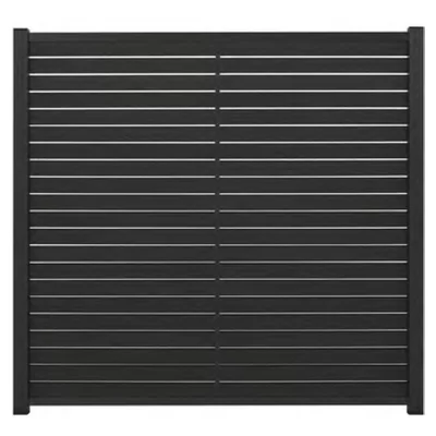 HANÖ-Serie BPC-Rhombus-Steckzaun-Set1793 x 1774 mm, ANTHRAZIT = 3 Pakete21 Lamellen 20 x 75/68 x 1793 mm