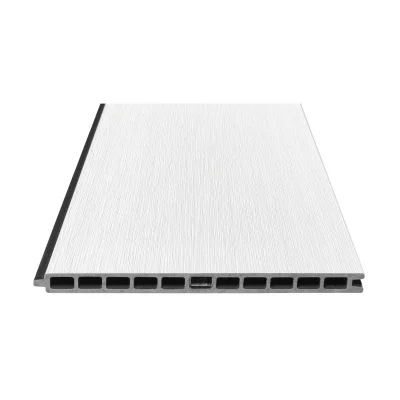 ELZE-Serie WPC-SteckzaunsystemZaunlamelle BREIT 20 x 280 x 1790 mmWEIß co-extrudiert