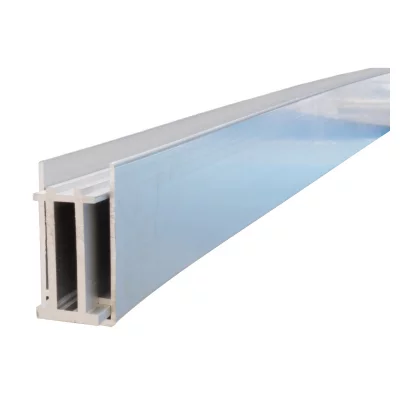 ECOSTECK-Set für SenkrechtmontageSilber, Start und Endleiste verstärkt50/50 x 24 x 1655 mm, Aluminium