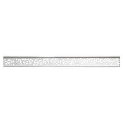 ECOSTECK-Gitterfüllung KreiseSILBER, 20 x 140 x 1800 mmAluminium hell eloxiert