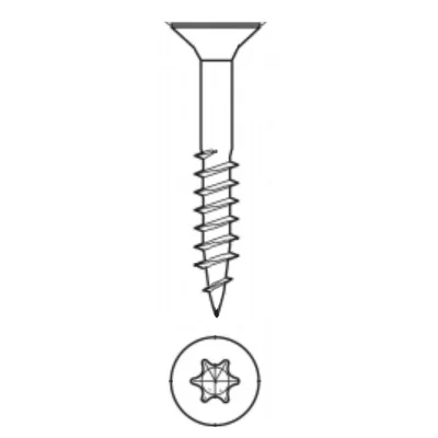 Edelstahlschrauben V2A3,5 x 25 mm