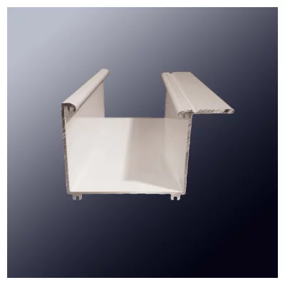 TJ90 Alu-Regenrinne4100 mm, pressblank
