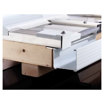 TJ90 Alu-Regenrinne4100 mm, pressblank