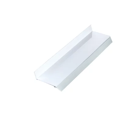 Wandanschlußprofil 120 mm, Alu6100 mm, preßblankinkl. Dichtung