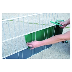 BLICKDICHT, Farbstreifen Rolle, anthrazit, 35 m