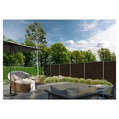 WOLLBACH-Serie, WPC-Steckzaun-Set