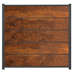 FARÖ-Serie HPL-Steckzaunsystem, DEKO-ROST 6 x 329 x 1792 mm