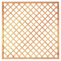 Diagonal-Rankzaun 180 x 180 cmMW 10 x 10 cm, Rahmen 45/45 mm, kdi grünLeisten 12 x 30 mm, genagelt