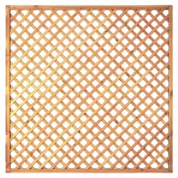 Diagonal-Rankzaun 180 x 180 cmMW 6 x 6 cm, Rahmen 45/45 mm, kdi grünLeisten 12 x 30 mm, genagelt