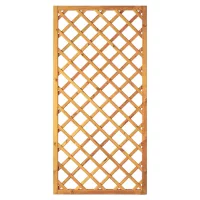 Diagonal-Rankzaun 90 x 180 cmMW 10 x 10 cm, Rahmen 45/45 mm, kdi grünLeisten 12 x 30 mm, genagelt