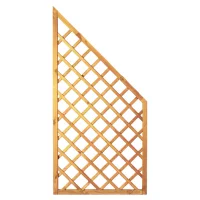 Diagonal-Rankzaun ECKE  90 x 180/90 cmMW 10 x 10 cm, Rahmen 45/45 mm, kdi grünLeisten 12 x 30 mm, genagelt