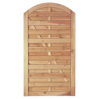 Maxi-Bogen Tor 100 x 180/160 cmRahmen 45/90 mm, ohne Beschlag, kdi grünLamellen geriffelt & geschraubt