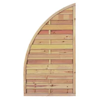Maxi-Bogen Abschluß 90 x 160 cmRahmen 45/45 mm, kdi grünLamellen geriffelt & geschraubt