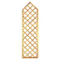 Gotik-Ranki spitz 60 x 210/ 180 cmMW 10 x 10 cm, Rahmen 45/45 mm, kdi grünLeisten 12 x 30 mm, genagelt
