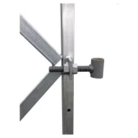 FLEXI Torrahmen
150 x 155 cm, für Torbreiten 135 - 150 cm
verzinkter Metallrahmen 20 x 30 mm, inkl. 3 verstellbaren Kloben