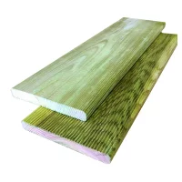 Konstruktionsholz19 x 145 x 2000 mm, kdi grün1-seitig geriffelt